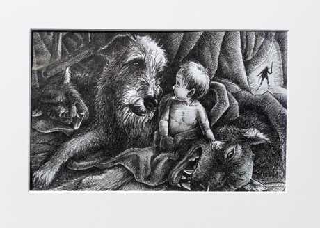 Llewelyn and Gelert 1.
From 'The Dog Hunters'.
$NZ300 (approx $US200, £153, €170) Llewelyn and Gelert 1.
From 'The Dog Hunters'.
$NZ300 (approx $US200, £153, €170)